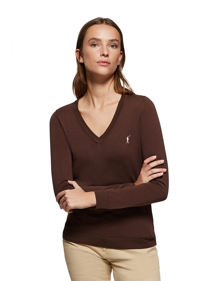 

Пуловер Polo Club Pullover, темно-коричневый