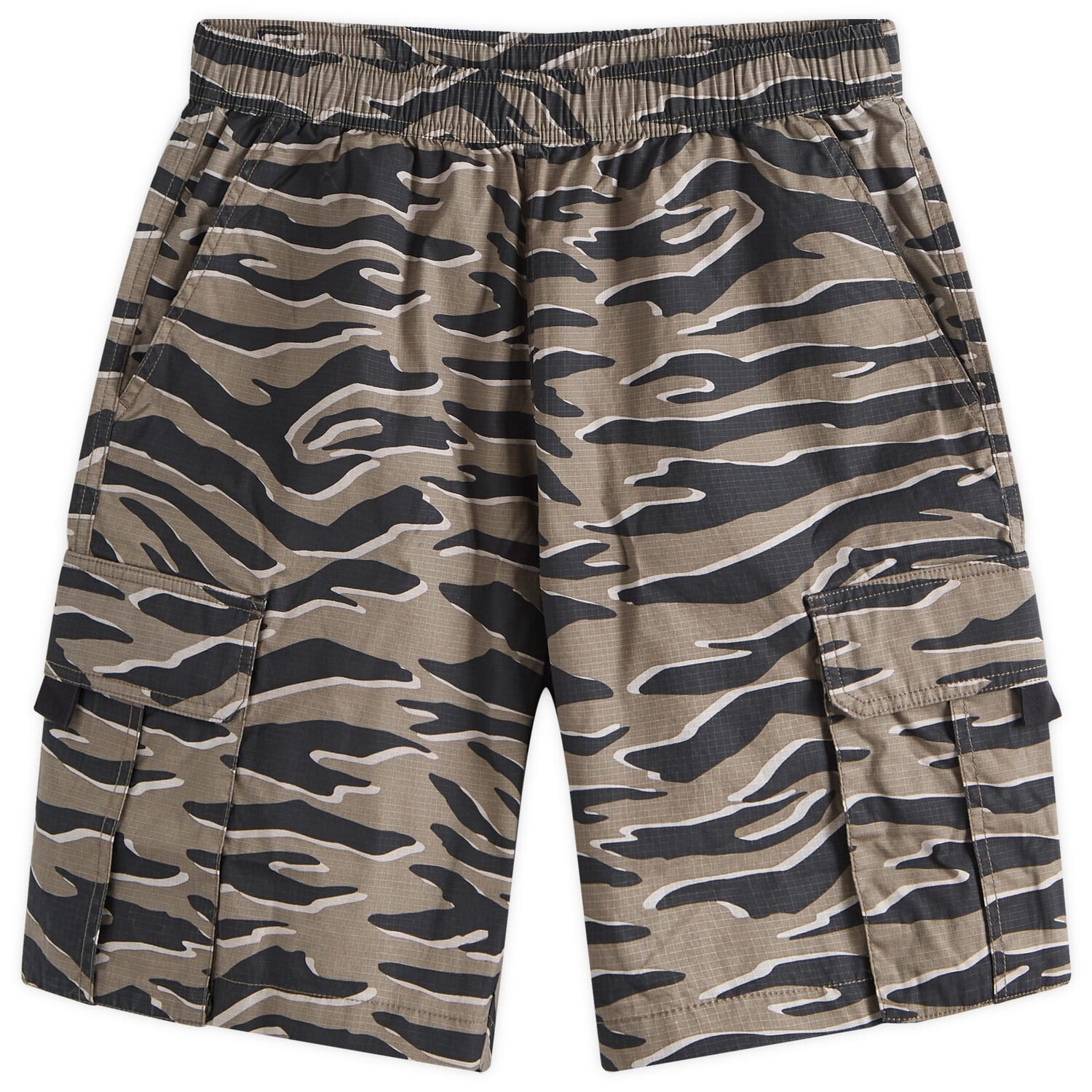 

Шорты Patta Ripstop Cargo Shorts, цвет Tiger Stripe Camo