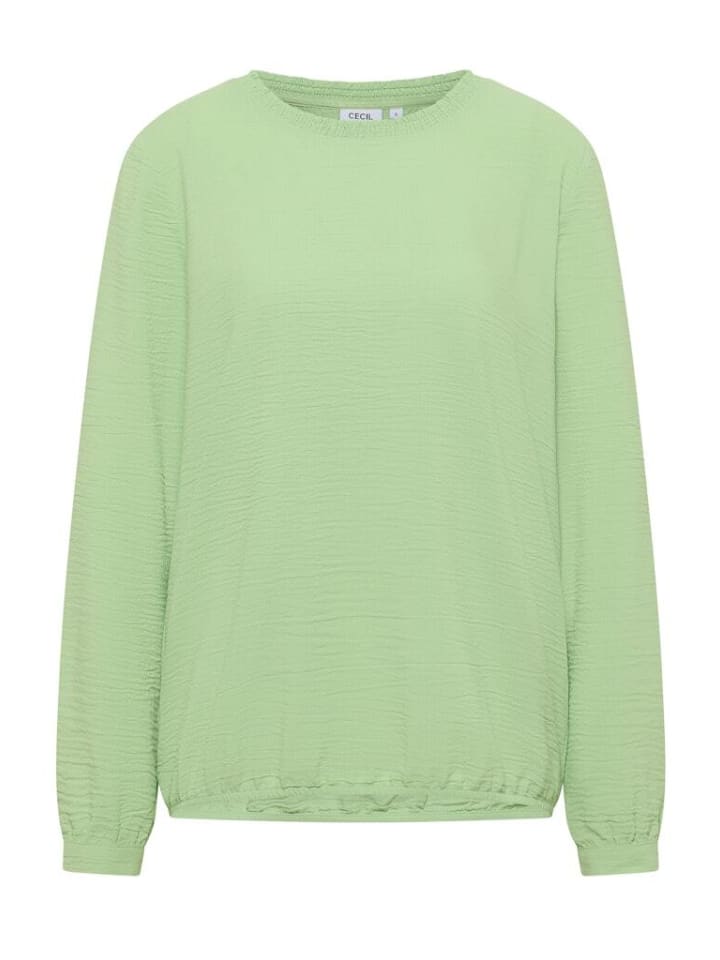 

Cecil Блузка с длинными рукавами, бамбуково-зеленого цвета