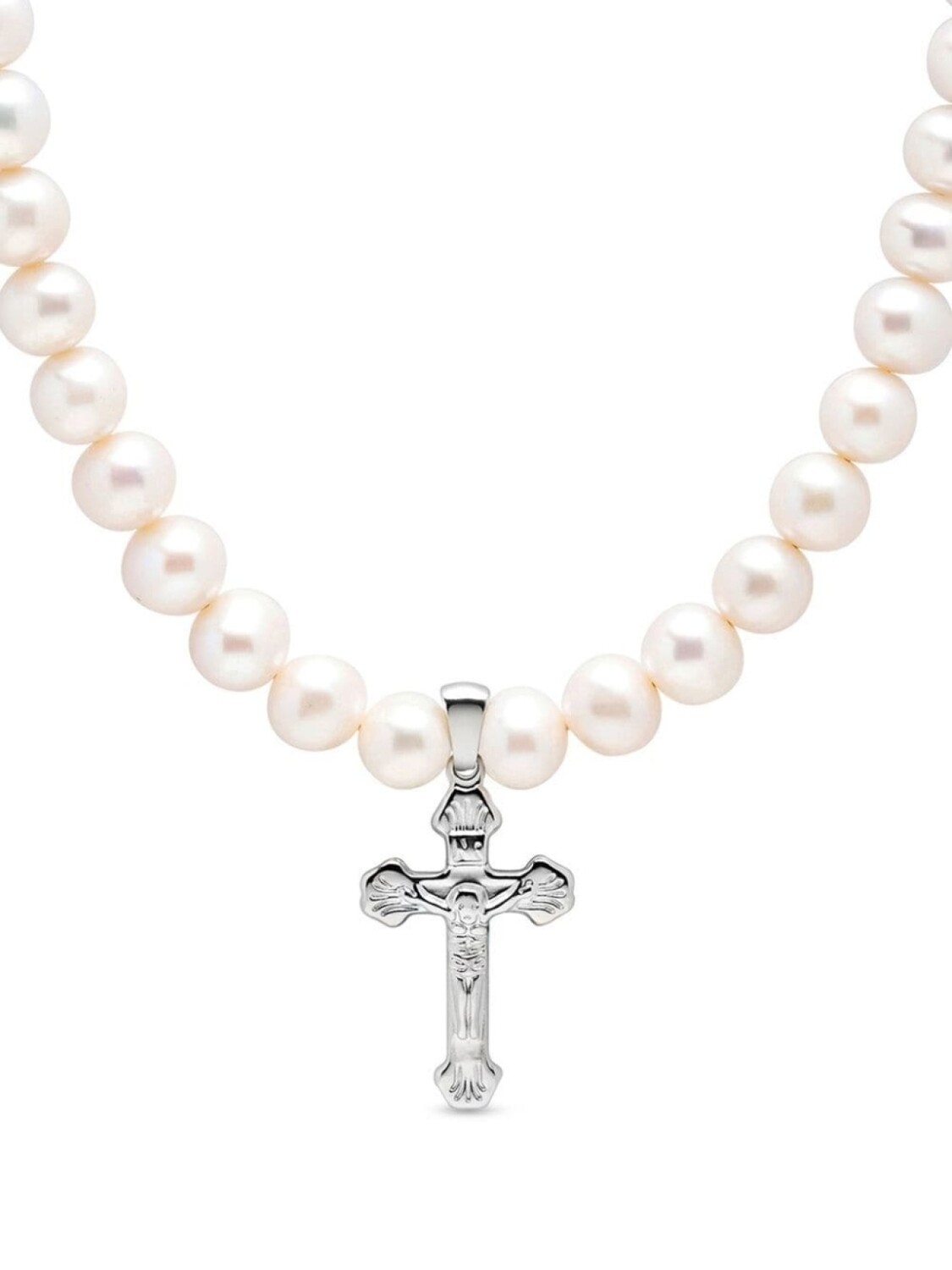 

Жемчужное колье с подвеской Nialaya Jewelry, белый