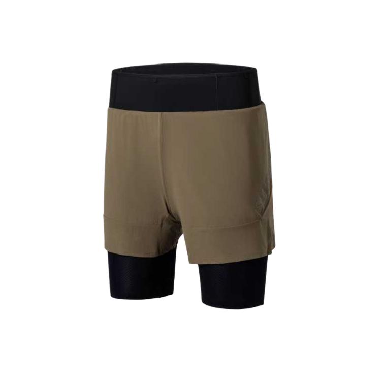 

Футболка и шорты 2 в 1 FW/AW24 M Спортивные шорты мужские Shiitake Brown SALOMON