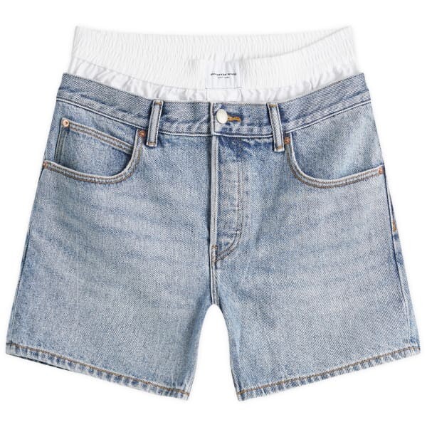 

Свободные шорты с боксерами Alexander Wang, синий