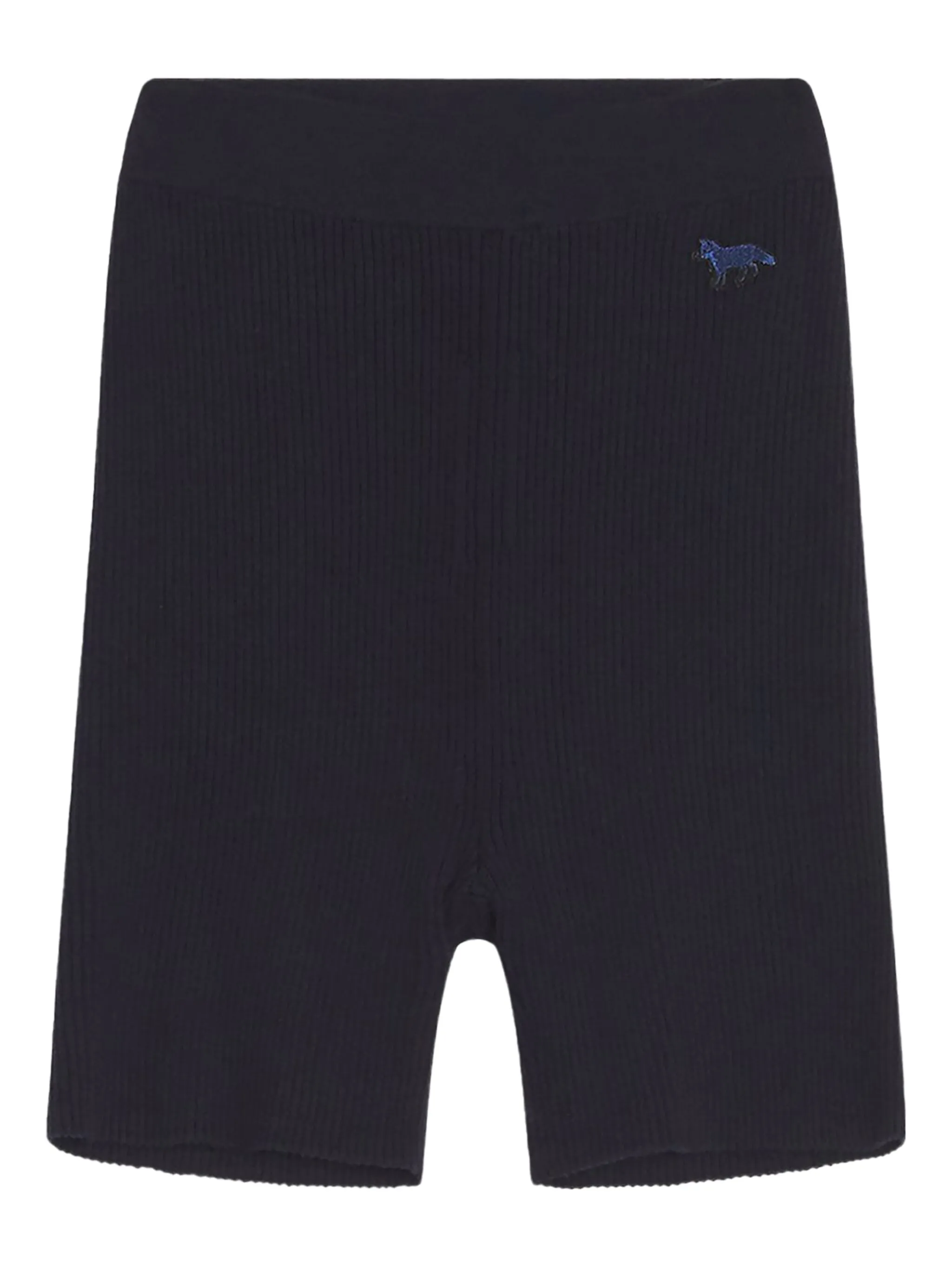 

Облегающие шорты в рубчик Maison Kitsuné, синий