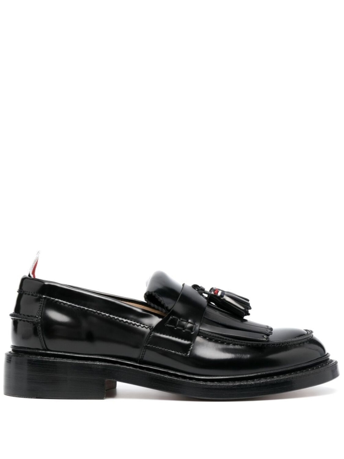 Thom Browne лоферы с декором RWB, черный