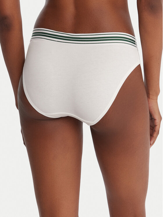 Трусы женские Lacoste 8F1333, классические, белые — фото 2