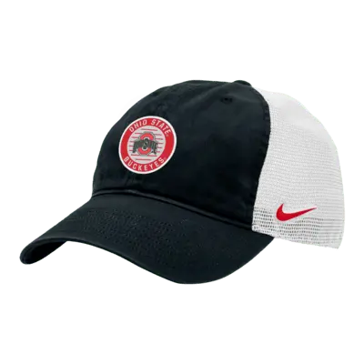 

Бейсболка Nike Ohio State Heritage86 College Trucker Hat, черный