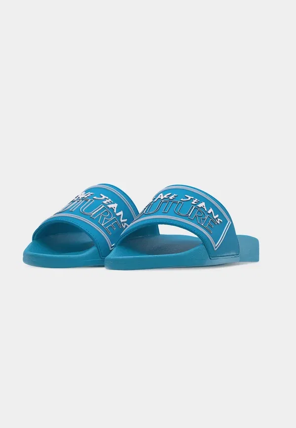 Сланцы бассейновые Versace Jeans Couture, голубой атолл — фото 3