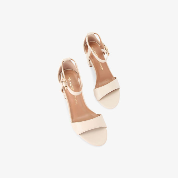 Сандалии Kg Kurt Geiger Faryn на каблуке из искусственной кожи, белый — фото 2