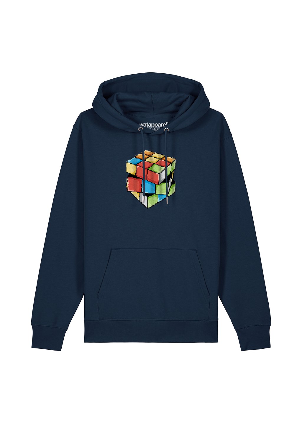 

Толстовка с капюшоном PIXEL ZAUBERWÜRFEL watapparel, темно-синий
