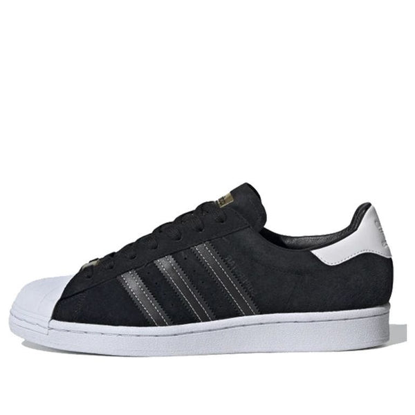 

Кроссовки superstar 'black suede' Adidas, черный