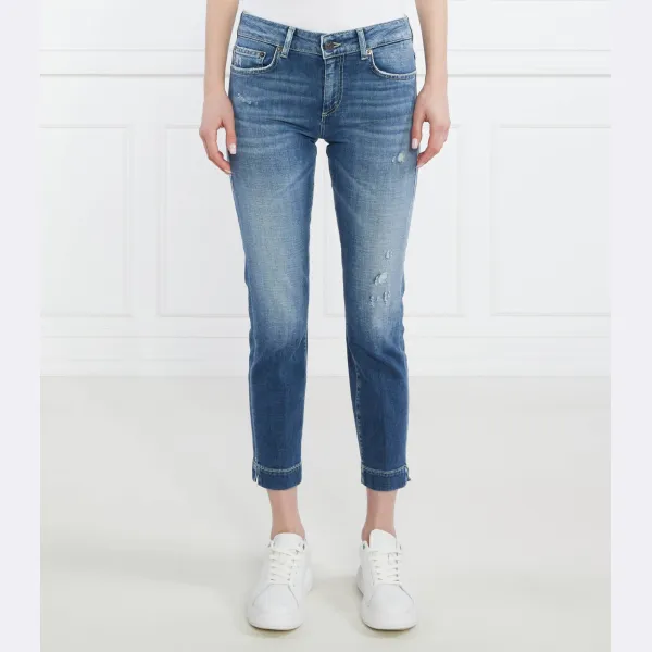 

Узкие розовые джинсы Dondup - Made In Italy, синий