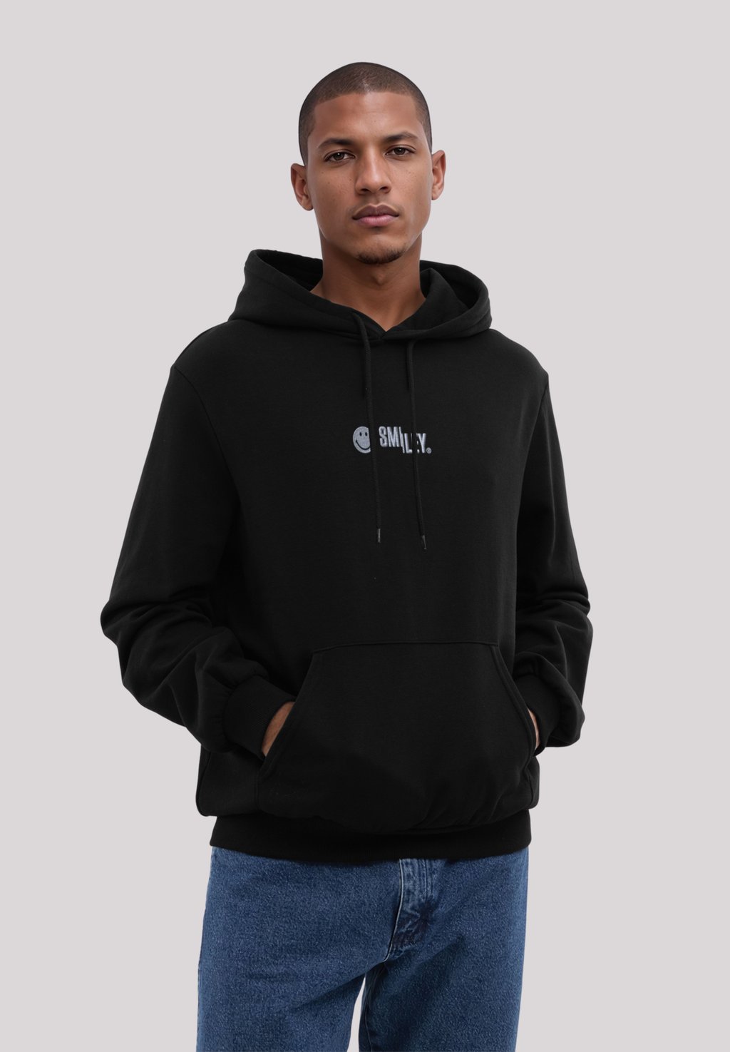 

Толстовка с капюшоном SMILEY BESTICKT - Sweatshirt F4NT4STIC, черный