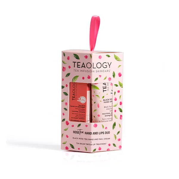 

Питательный крем для рук + помада Set Rose Tea Hands + Lips Duo Teaology, 1 UD