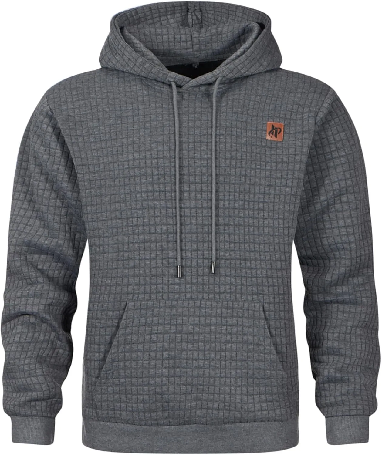 

Мужской худи с принтом тай-дай и карманом Keasmto