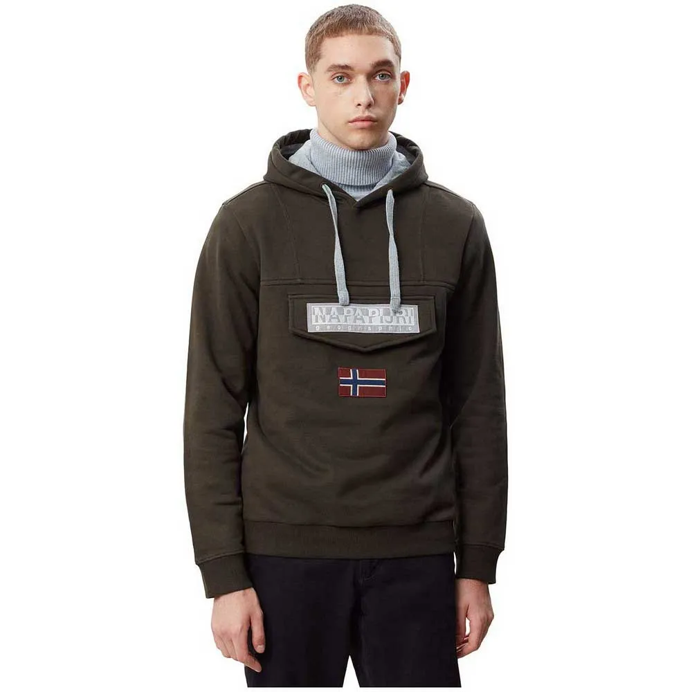 

Худи Napapijri Burgee 2, зеленый