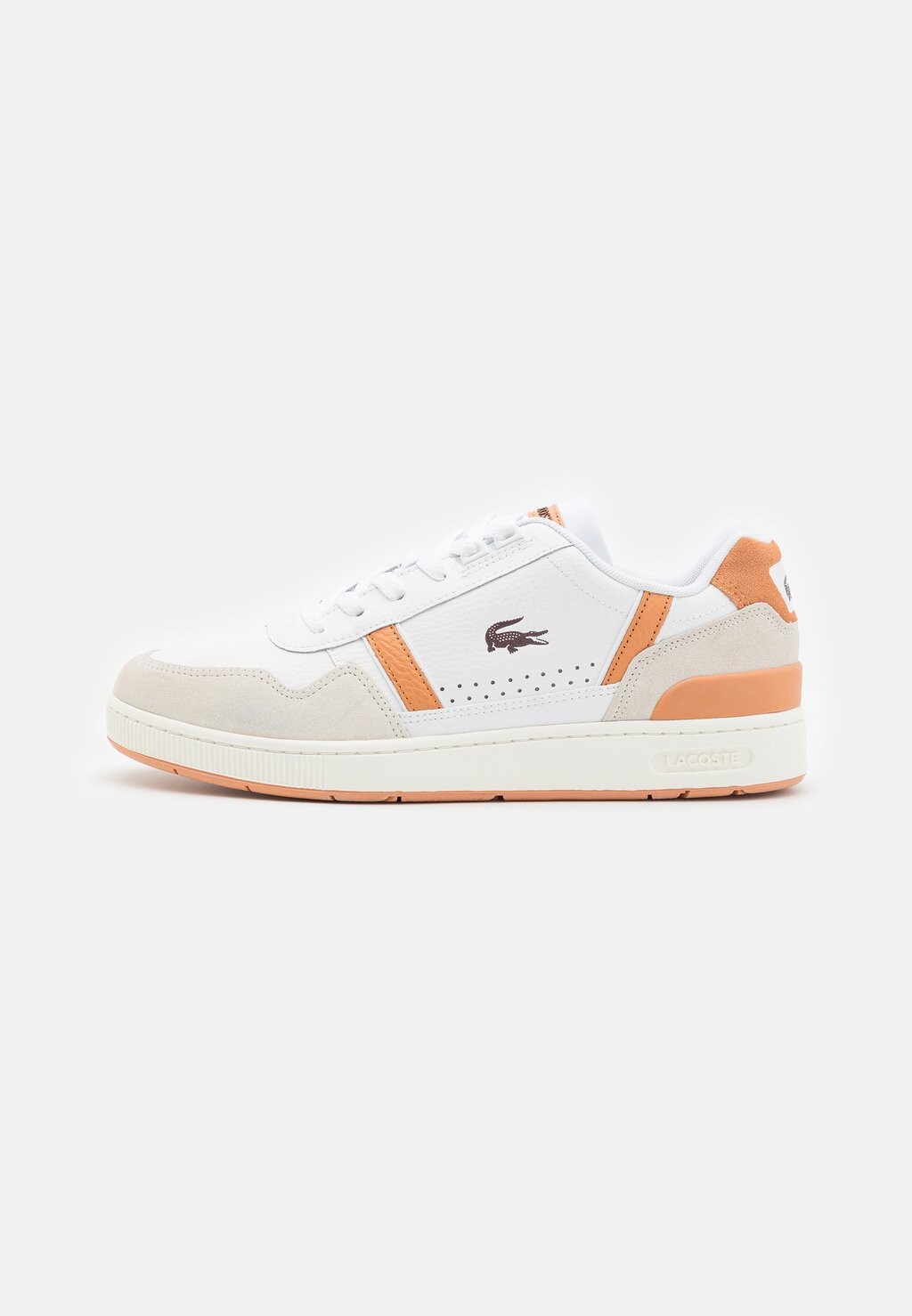 

Низкие кроссовки T-Clip Lacoste, цвет white/light brown, Белый, Низкие кроссовки T-Clip Lacoste, цвет white/light brown