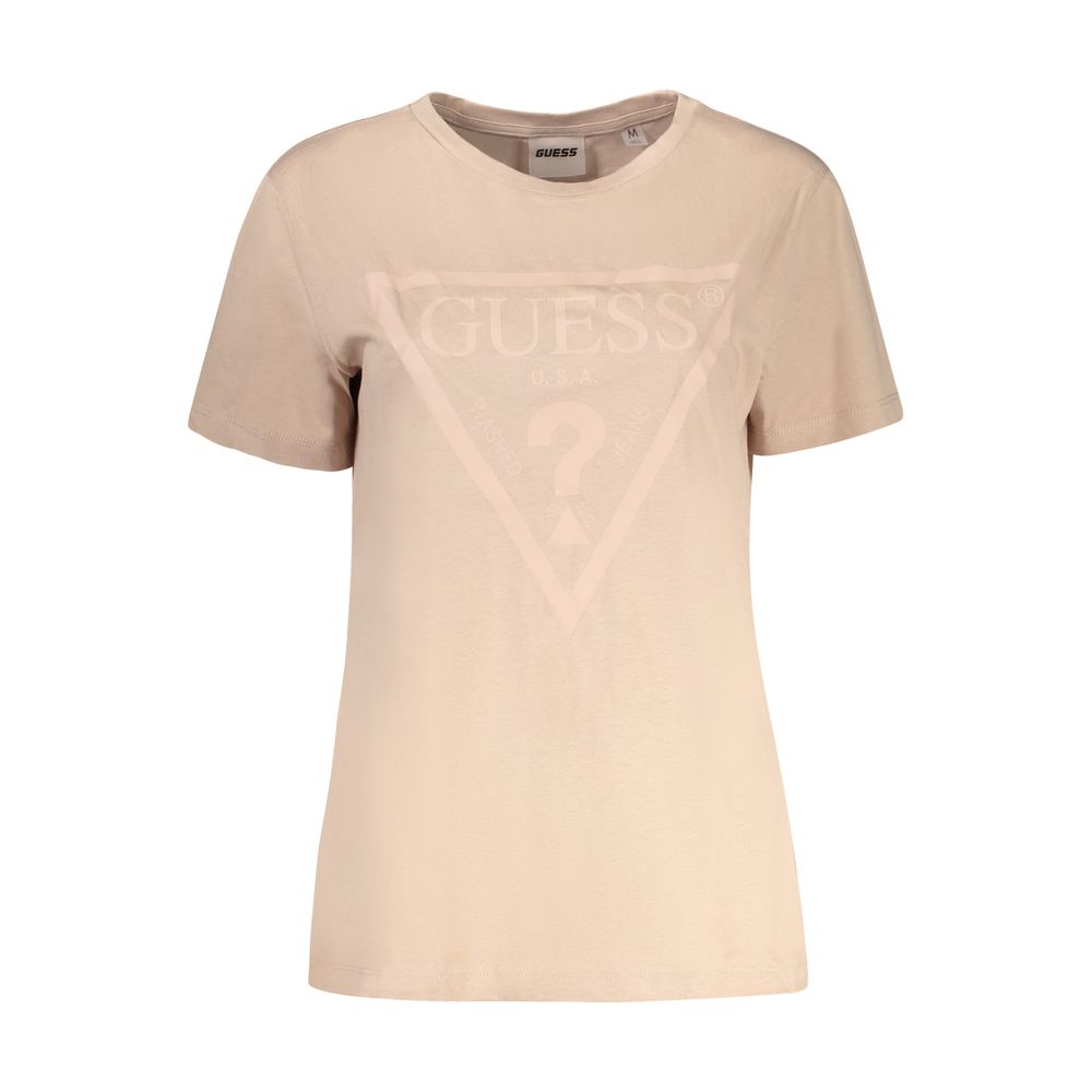 

Бежевые хлопковые топ и футболка Guess Shoes
