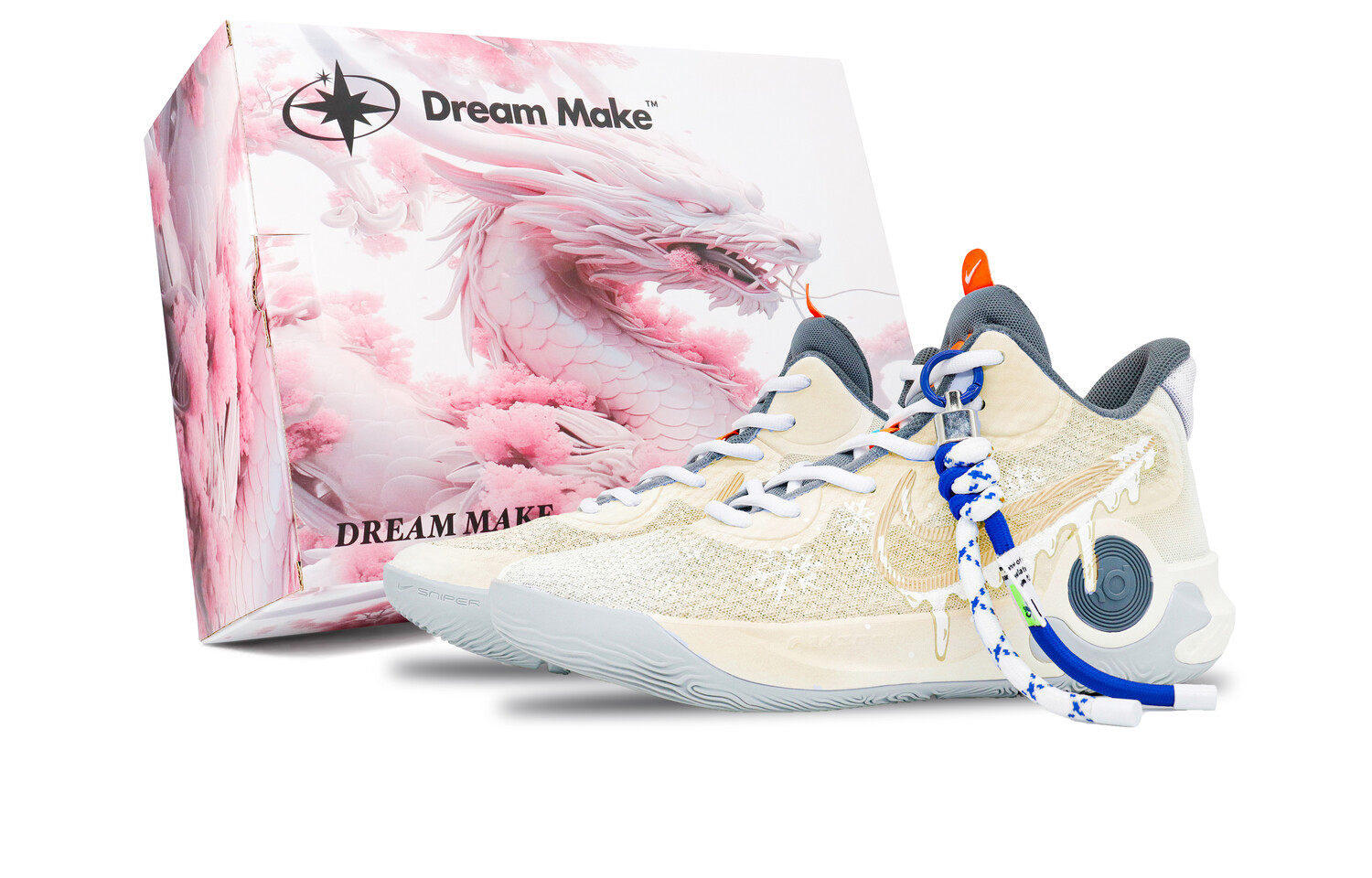

Баскетбольные кроссовки KD Trey 5 IX Basketball Shoes Unisex Mid-Top Beige Nike