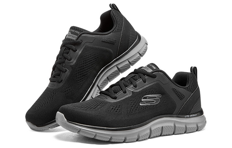 Мужские повседневные мужские низкие черные Skechers — фото 3