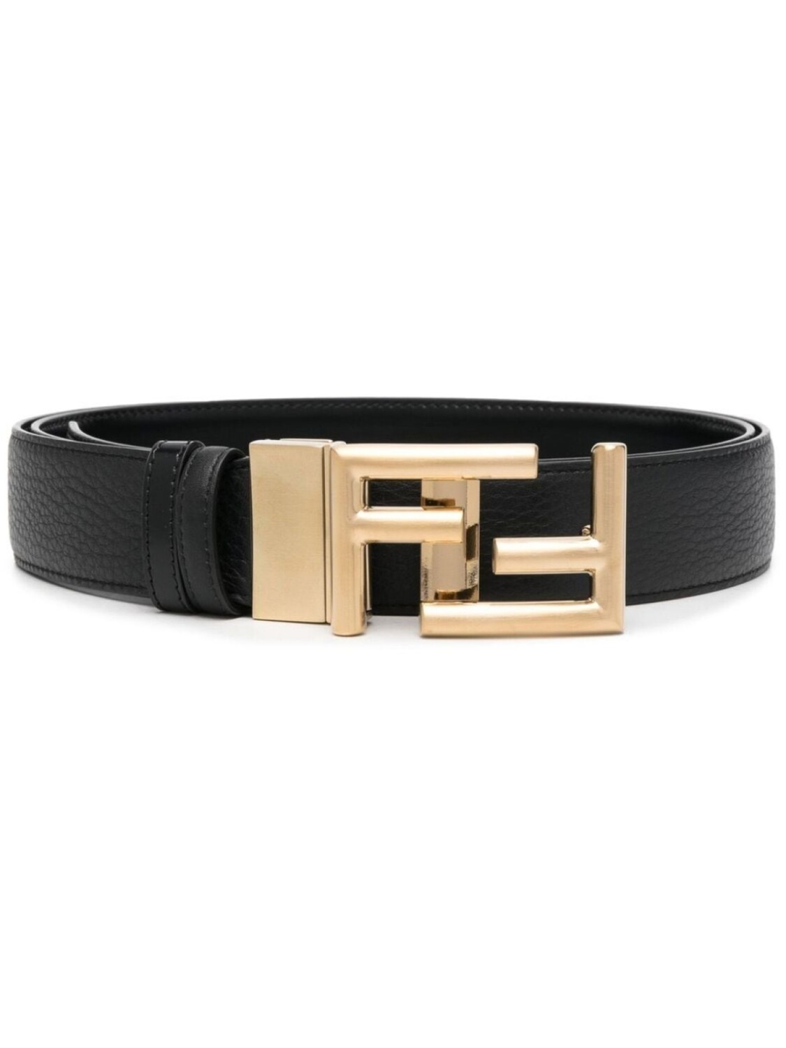 

FENDI ремень с пряжкой-логотипом, черный