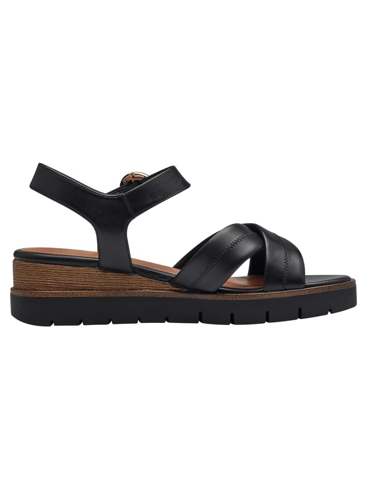 Сандалии на плоской подошве Tamaris Sandalette, цвет black leather — фото 3