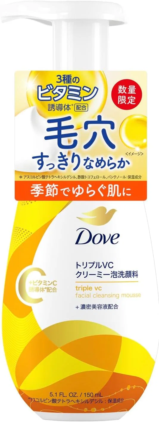Пенка для умывания Dove — С тройными витаминами и гиалуроновой кислотой, 150 мл
