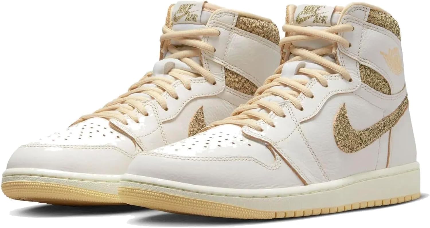 

Мужские кроссовки NIKE Air Jordan 1 Retro Hi OG Craft FD8631-100, Sail Black Pale Vanilla