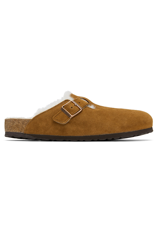 

Классические лоферы Boston из овчины на подкладке Birkenstock, цвет mink