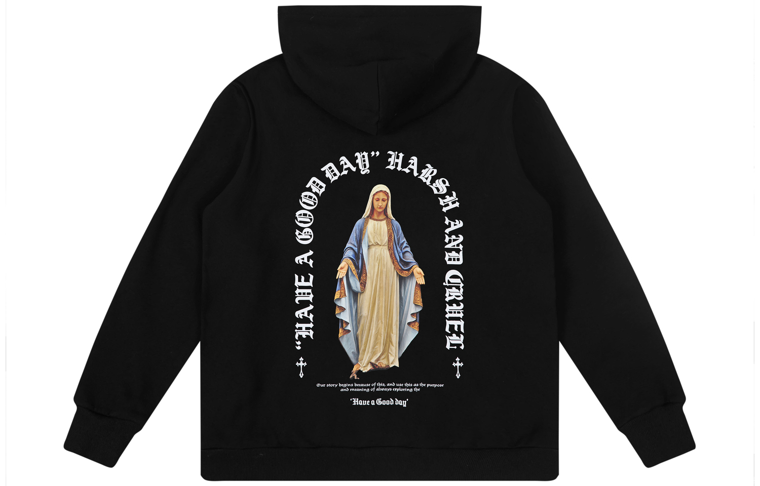 

Свитшот унисекс HARSH AND CRUEL, белый