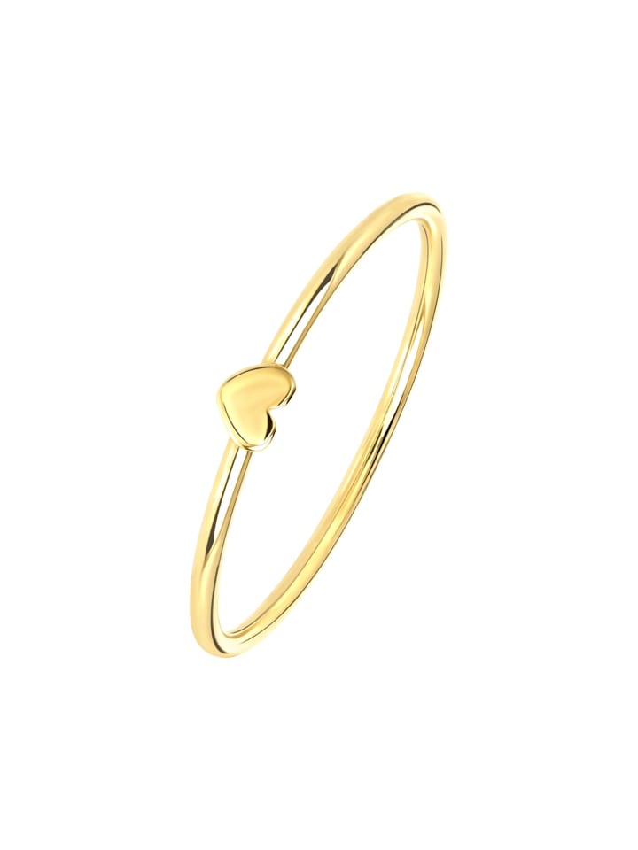 

Lucardi Золотое кольцо в форме сердца 375 пробы