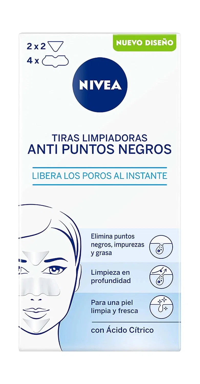 Очищающие полоски для лица от Nivea Nivea