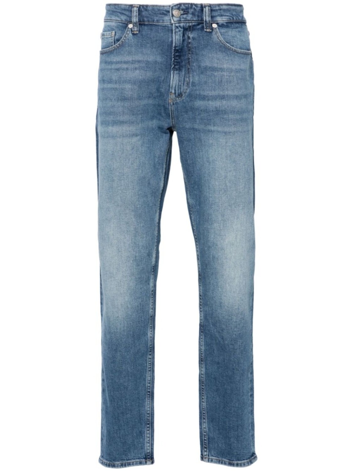 

Calvin Klein Jeans зауженные джинсы средней посадки, синий