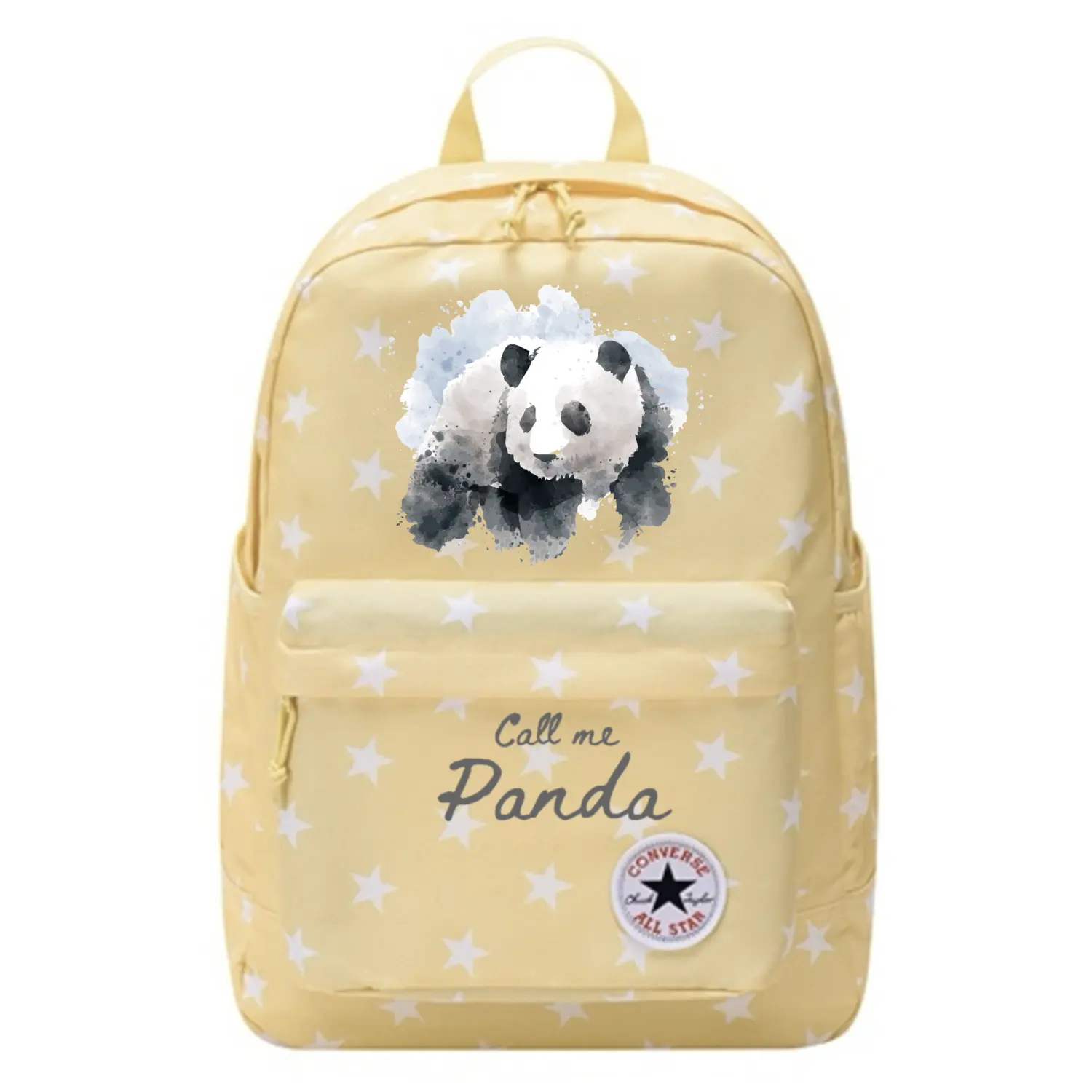 

Converse Полиэстеровый рюкзак унисекс яично-желтый, Watercolor Panda