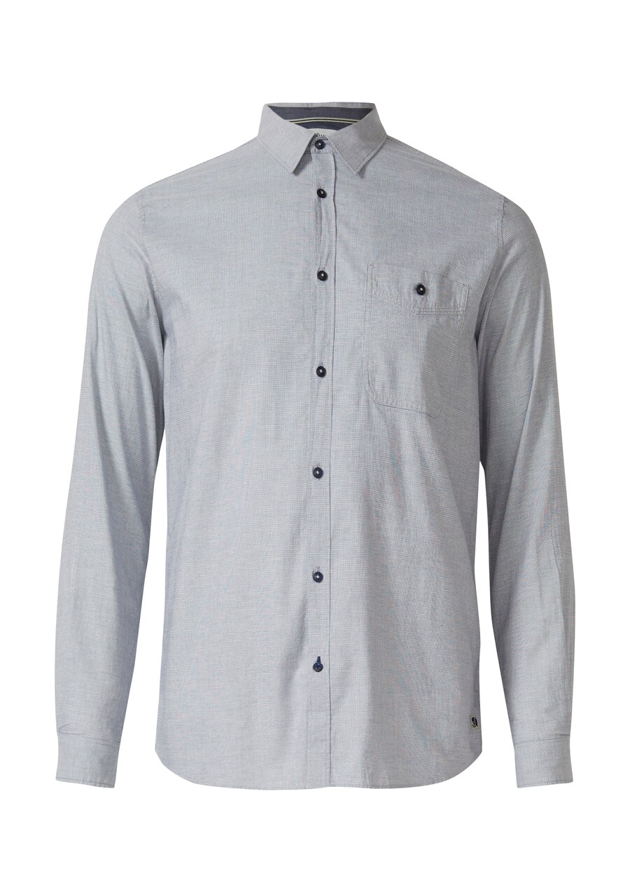 

Рубашка на пуговицах классического кроя s.Oliver, пыльно-синий