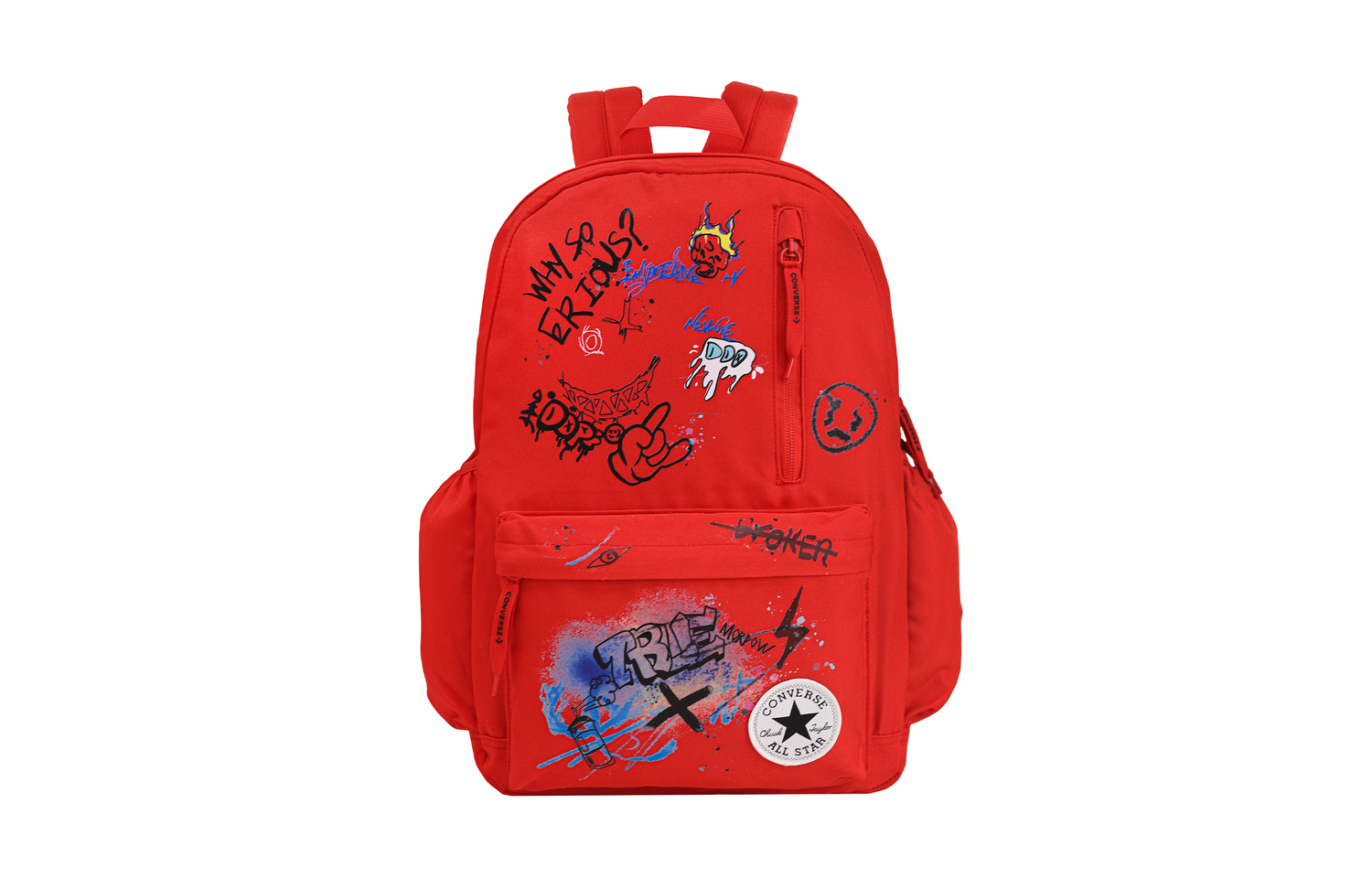 

Converse Полиэстеровый рюкзак средний унисекс красный, Red