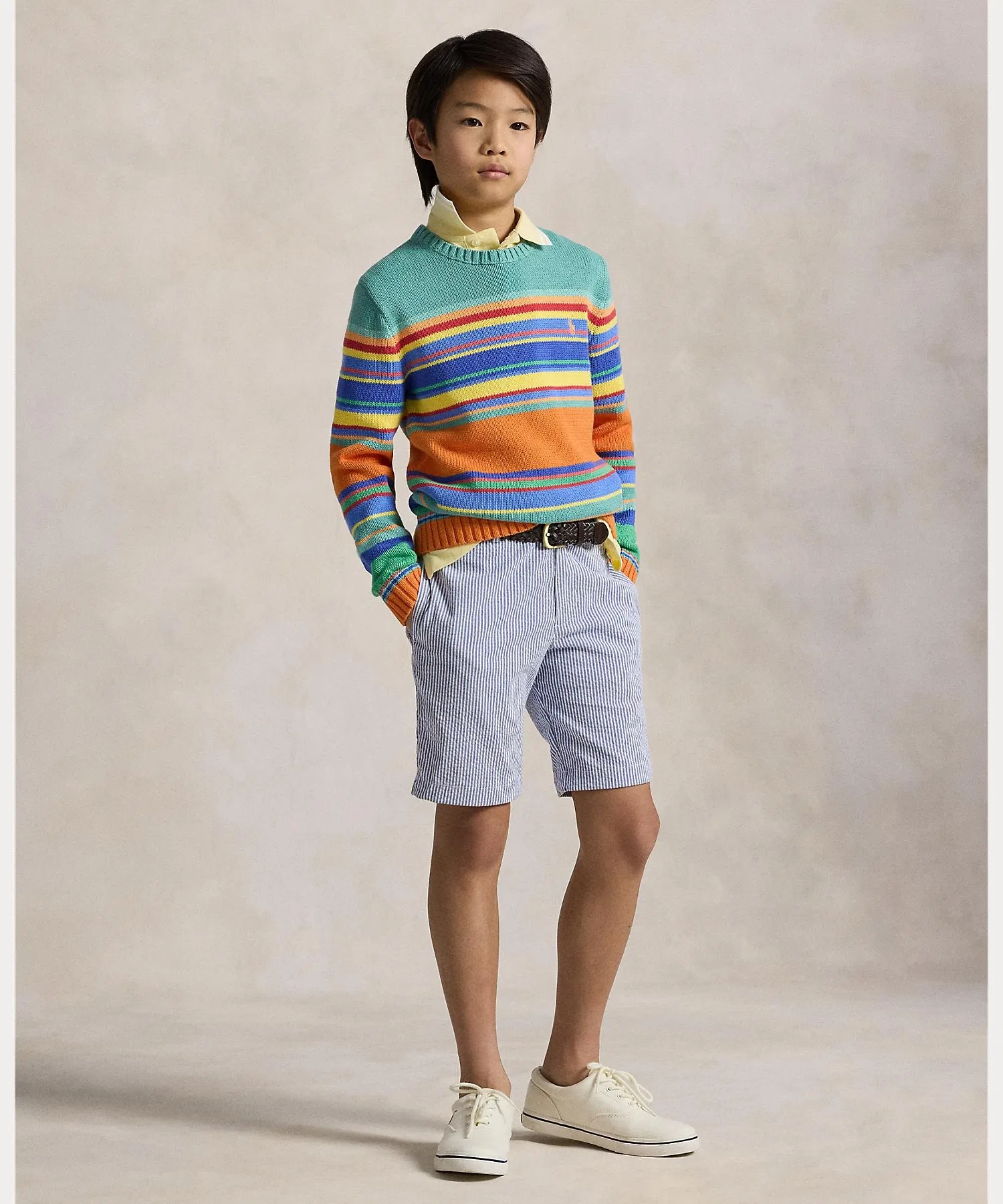 Детские шорты POLO RALPH LAUREN CHILDRENSWEAR из хлопка