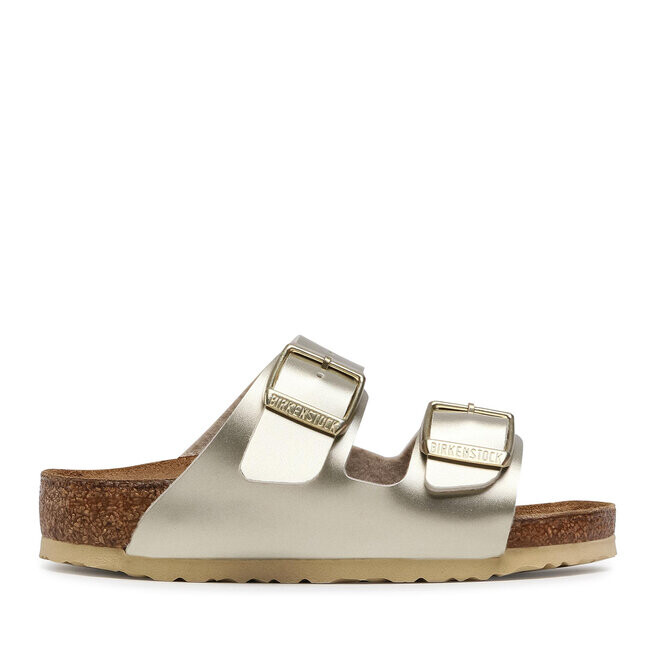 

Шлепанцы Birkenstock Arizona Kids 1014841 Electric Metallic Kids, золото