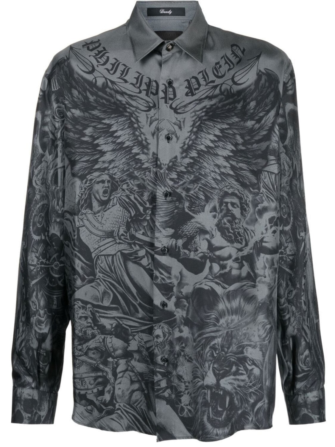 

Philipp Plein рубашка с графичным принтом, черный