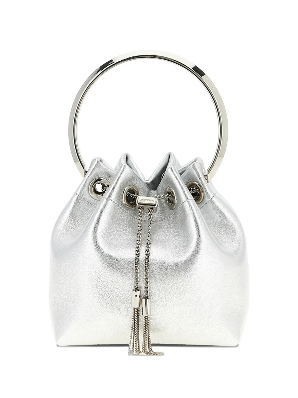 

Сумка-ведро на кулиске Bon Bon Jimmy Choo, серебряный
