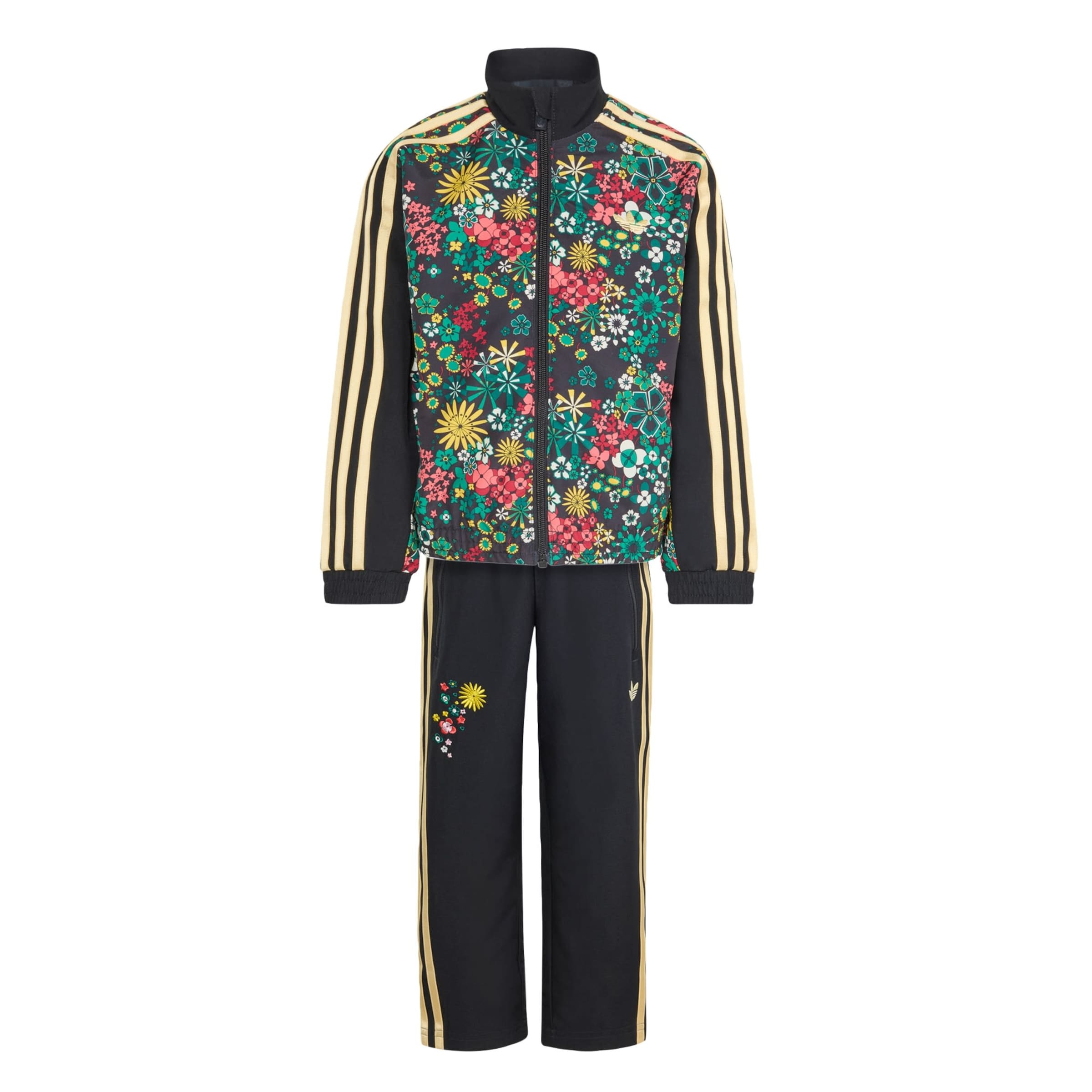 

Спортивный костюм 'Adidas Originals x Liberty London' в черном цвете