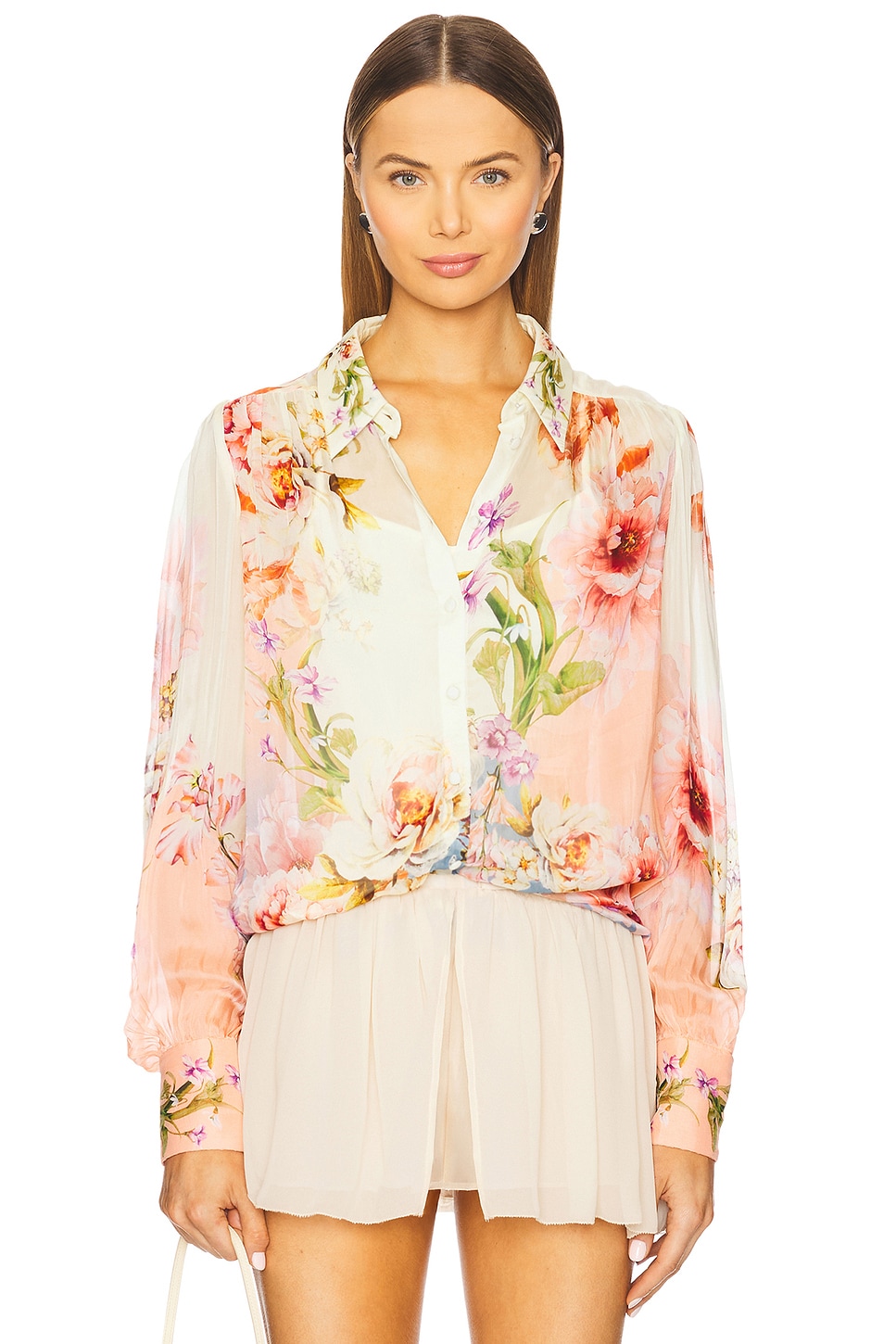 

Boho топ с бретельками Hemant And Nandita, pink blue mix