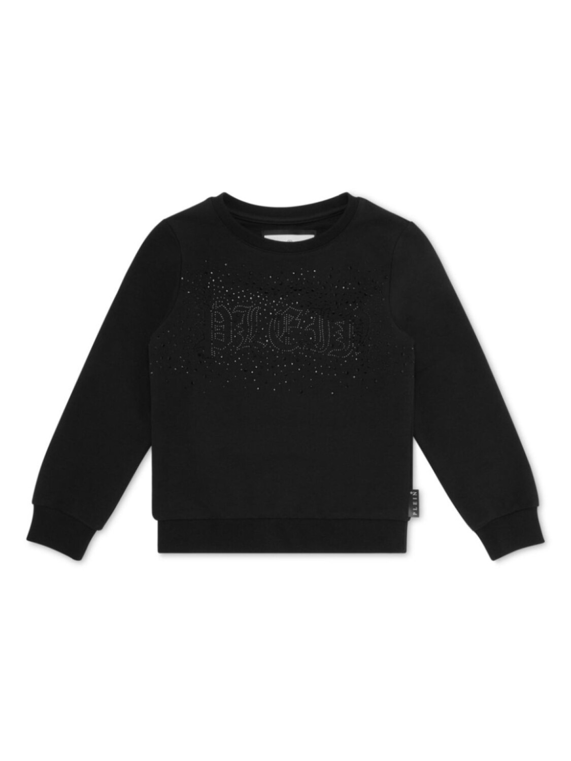 

Толстовка Philipp Plein Junior с логотипом, черный