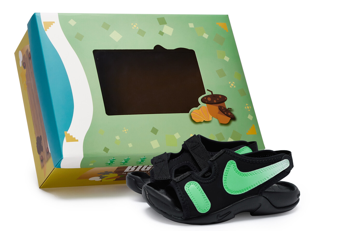 

Сандалии Sunray Adjust 6 Kids PS Young Nike, черный