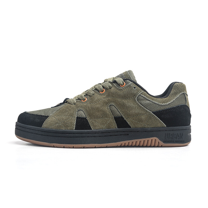 

Кроссовки URBAN AUTHENTIC Skateboarding Shoes Men Low-top Military Green, хаки