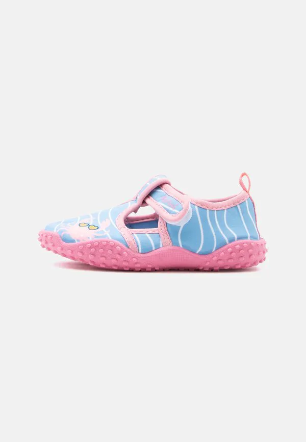 Сандалии aqua schuh krebs Playshoes, Blau/Pink — фото 2