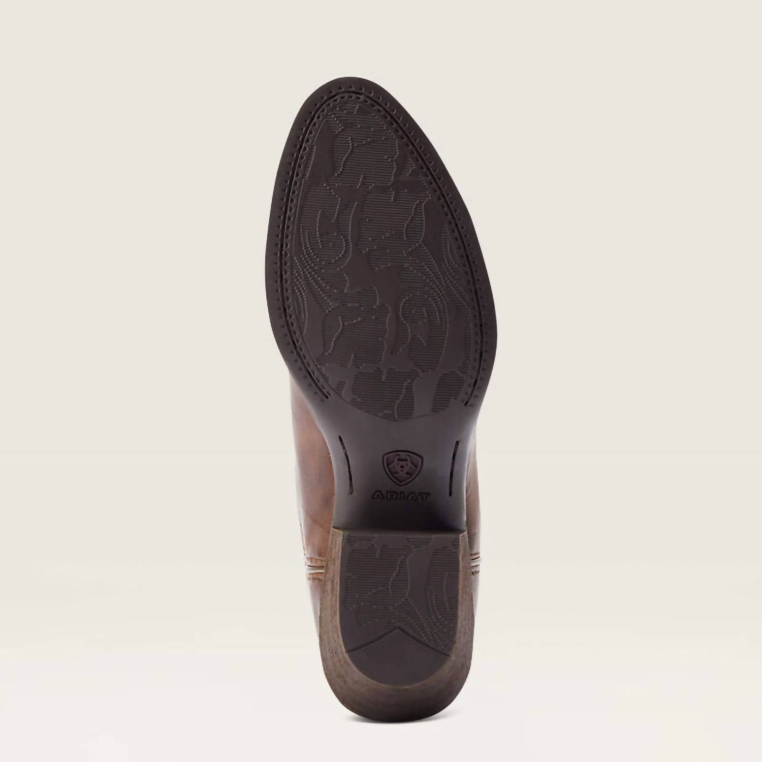 Женские ковбойские сапоги ARIAT Heritage Liberty кожаные с вышивкой, коричневый — фото 4