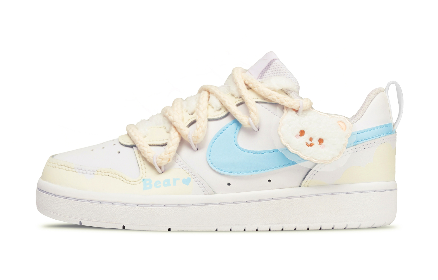 

Nike Кроссовки Court Borough 2 Abrasion Resistant Low top Kids' Skateboarding Shoes Yellow