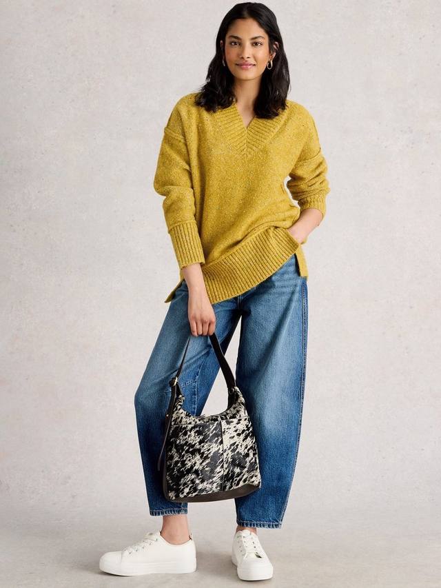 

Свитер с V-образным вырезом Tilly из шерстяной смеси White Stuff