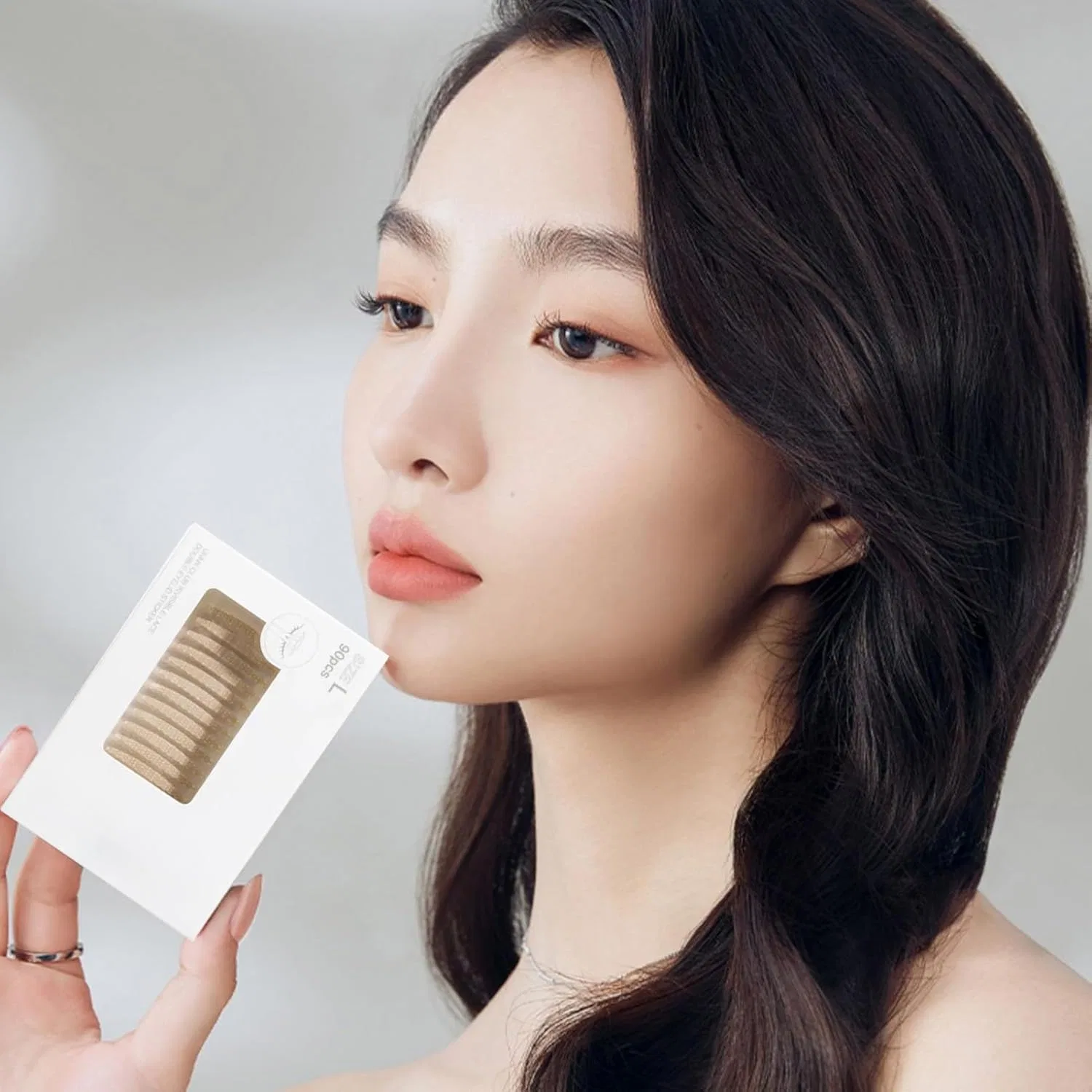 Лента для создания двойного века Mesh Double Eyelid Tape, 90 шт, бежевая — фото 2