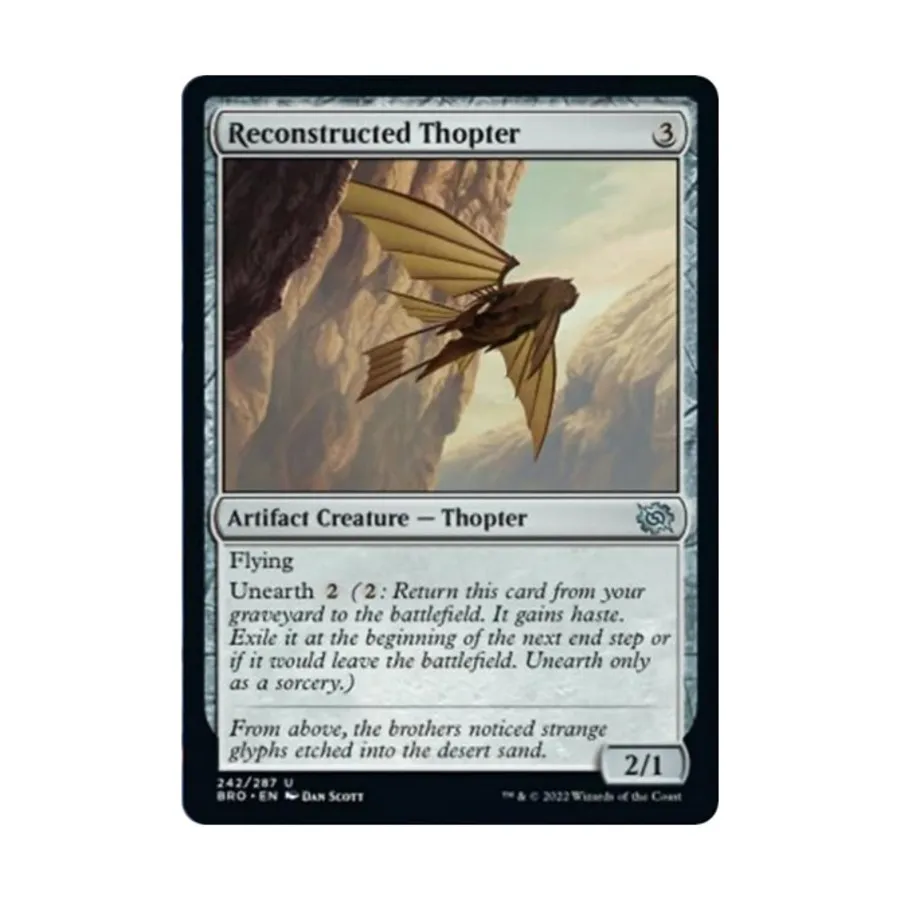 

CCG Реконструированный Топтер (U), MTG - The Brothers War